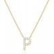 14K Gold Plated Cubic Zirconia Initial Necklace | Letter Dainty Necklaces for Women 14K Gold Plated Cubic Zirconia Initial Necklace | Letter Dainty Necklaces for Women
