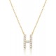 14K Gold Plated Cubic Zirconia Initial Necklace | Letter Dainty Necklaces for Women 14K Gold Plated Cubic Zirconia Initial Necklace | Letter Dainty Necklaces for Women