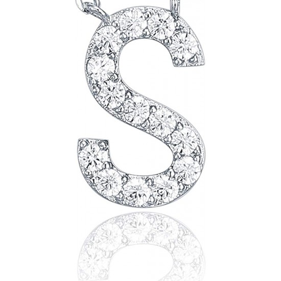 14K Gold Plated Cubic Zirconia Initial Necklace | Letter Dainty Necklaces for Women 14K Gold Plated Cubic Zirconia Initial Necklace | Letter Dainty Necklaces for Women