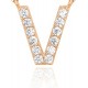 14K Gold Plated Cubic Zirconia Initial Necklace | Letter Dainty Necklaces for Women 14K Gold Plated Cubic Zirconia Initial Necklace | Letter Dainty Necklaces for Women