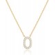 14K Gold Plated Cubic Zirconia Initial Necklace | Letter Dainty Necklaces for Women 14K Gold Plated Cubic Zirconia Initial Necklace | Letter Dainty Necklaces for Women