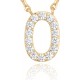 14K Gold Plated Cubic Zirconia Initial Necklace | Letter Dainty Necklaces for Women 14K Gold Plated Cubic Zirconia Initial Necklace | Letter Dainty Necklaces for Women