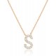 14K Gold Plated Cubic Zirconia Initial Necklace | Letter Dainty Necklaces for Women 14K Gold Plated Cubic Zirconia Initial Necklace | Letter Dainty Necklaces for Women