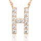 14K Gold Plated Cubic Zirconia Initial Necklace | Letter Dainty Necklaces for Women 14K Gold Plated Cubic Zirconia Initial Necklace | Letter Dainty Necklaces for Women