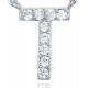 14K Gold Plated Cubic Zirconia Initial Necklace | Letter Dainty Necklaces for Women 14K Gold Plated Cubic Zirconia Initial Necklace | Letter Dainty Necklaces for Women