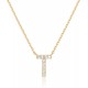 14K Gold Plated Cubic Zirconia Initial Necklace | Letter Dainty Necklaces for Women 14K Gold Plated Cubic Zirconia Initial Necklace | Letter Dainty Necklaces for Women