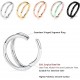 316L Surgical Steel Septum Clicker Ring Nose Ring Hoop Sleeper Hoop Earring  Nose Piercing Jewelry for Women Girls