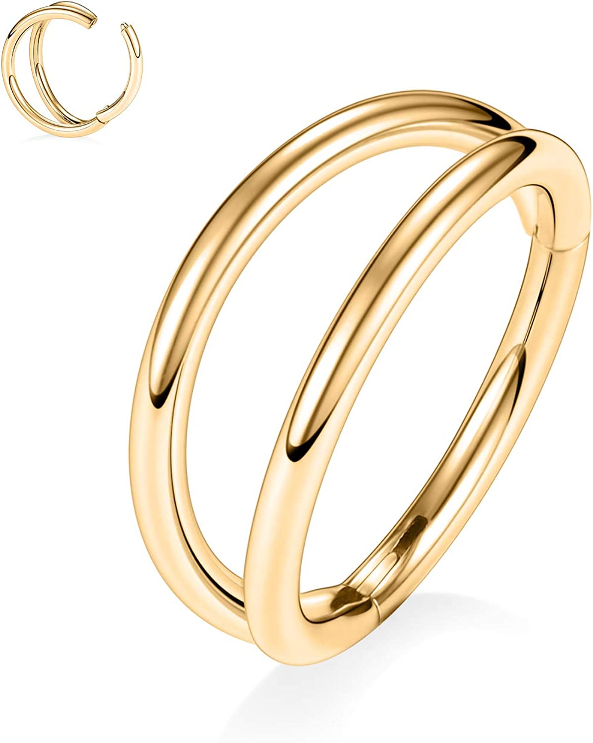 Gold sleeper on sale nose ring