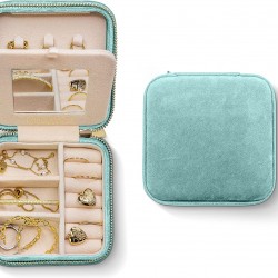Travel Jewelry Box Organizer | Travel Jewelry Case, Jewelry Travel Organizer | Small Jewelry Box for Women, Jewelry Travel Case | Earring Organizer with Mirror Travel Jewelry Box Organizer | Travel Jewelry Case, Jewelry Travel Organizer | Small Jewelry Box for Women, Jewelry Travel Case | Earring Organizer with Mirror