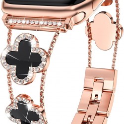 Cute Luxury Metal Zirconic Slim Glitter Watch Band For Apple Watch 38mm 40mm 42mm 44mm 41mm 45mm 49mm for Women Bling Cute Luxury Metal Zirconic Slim Glitter Watch Band For Apple Watch 38mm 40mm 42mm 44mm 41mm 45mm 49mm for Women Bling