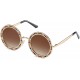 Shining Oversized Round Rhinestone Sunglasses