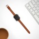 Slim Leather Bands for Apple Watch 38mm 40mm 41mm 42mm 44mm 45mm 49mm, Leather Watch Thin Wristband for iWatch Ultra SE Series 8/7/6/5/4/3/2/1