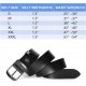 Fashion Womens Genuine Leather Belt, Cowhide Waist Belt with Pin Buckle for Jeans Pants