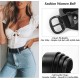 Fashion Womens Genuine Leather Belt, Cowhide Waist Belt with Pin Buckle for Jeans Pants