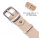 Fashion Womens Genuine Leather Belt, Cowhide Waist Belt with Pin Buckle for Jeans Pants