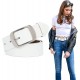 Fashion Womens Genuine Leather Belt, Cowhide Waist Belt with Pin Buckle for Jeans Pants