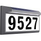 Solar Address Sign Lighted Address Numbers Outdoor Waterproof Illuminated LED Address Plaque House Numbers for Outside Solar Address Sign Lighted Address Numbers Outdoor Waterproof Illuminated LED Address Plaque House Numbers for Outside