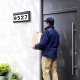 Solar Address Sign Lighted Address Numbers Outdoor Waterproof Illuminated LED Address Plaque House Numbers for Outside Solar Address Sign Lighted Address Numbers Outdoor Waterproof Illuminated LED Address Plaque House Numbers for Outside