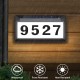 Solar Address Sign Lighted Address Numbers Outdoor Waterproof Illuminated LED Address Plaque House Numbers for Outside Solar Address Sign Lighted Address Numbers Outdoor Waterproof Illuminated LED Address Plaque House Numbers for Outside