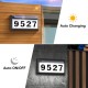 Solar Address Sign Lighted Address Numbers Outdoor Waterproof Illuminated LED Address Plaque House Numbers for Outside Solar Address Sign Lighted Address Numbers Outdoor Waterproof Illuminated LED Address Plaque House Numbers for Outside