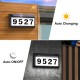 Solar Address Sign Lighted Address Numbers Outdoor Waterproof Illuminated LED Address Plaque House Numbers for Outside Solar Address Sign Lighted Address Numbers Outdoor Waterproof Illuminated LED Address Plaque House Numbers for Outside