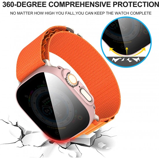 3 Pack Privacy Screen Protector Case for Apple Watch Ultra SE Series 8 7 6 5 4 3 2 1, Anti-Peeping Ultra-Thin Tempered Glass Case Cover for iWatch 49mm 45mm 44mm 41mm 40mm 42mm 3 Pack Privacy Screen Protector Case for Apple Watch Ultra SE Series 8 7 6 5 4 3 2 1, Anti-Peeping Ultra-Thin Tempered Glass Case Cover for iWatch 49mm 45mm 44mm 41mm 40mm 42mm