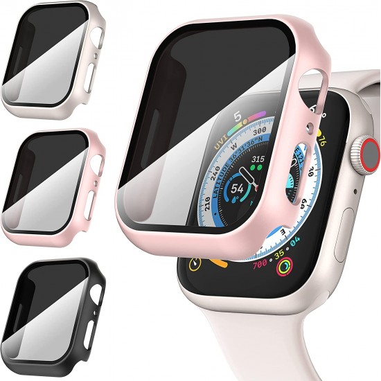 3 Pack Privacy Screen Protector Case for Apple Watch Ultra SE Series 8 7 6 5 4 3 2 1, Anti-Peeping Ultra-Thin Tempered Glass Case Cover for iWatch 49mm 45mm 44mm 41mm 40mm 42mm 3 Pack Privacy Screen Protector Case for Apple Watch Ultra SE Series 8 7 6 5 4 3 2 1, Anti-Peeping Ultra-Thin Tempered Glass Case Cover for iWatch 49mm 45mm 44mm 41mm 40mm 42mm