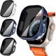 3 Pack Privacy Screen Protector Case for Apple Watch Ultra SE Series 8 7 6 5 4 3 2 1, Anti-Peeping Ultra-Thin Tempered Glass Case Cover for iWatch 49mm 45mm 44mm 41mm 40mm 42mm 3 Pack Privacy Screen Protector Case for Apple Watch Ultra SE Series 8 7 6 5 4 3 2 1, Anti-Peeping Ultra-Thin Tempered Glass Case Cover for iWatch 49mm 45mm 44mm 41mm 40mm 42mm