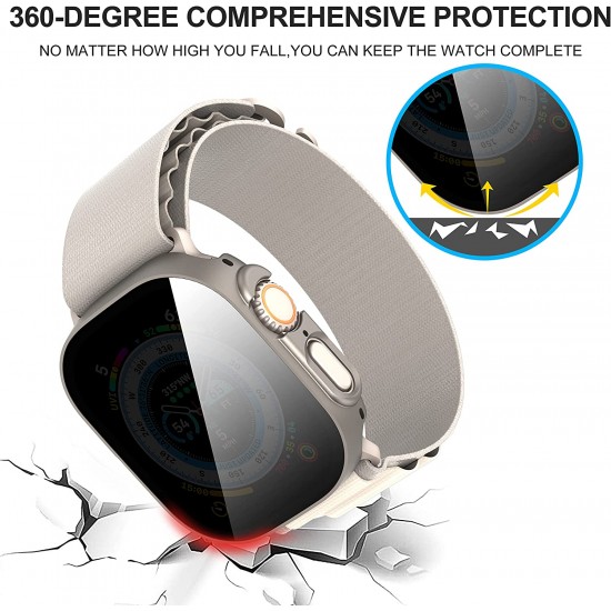 3 Pack Privacy Screen Protector Case for Apple Watch Ultra SE Series 8 7 6 5 4 3 2 1, Anti-Peeping Ultra-Thin Tempered Glass Case Cover for iWatch 49mm 45mm 44mm 41mm 40mm 42mm 3 Pack Privacy Screen Protector Case for Apple Watch Ultra SE Series 8 7 6 5 4 3 2 1, Anti-Peeping Ultra-Thin Tempered Glass Case Cover for iWatch 49mm 45mm 44mm 41mm 40mm 42mm