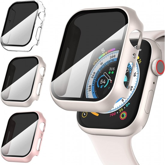 3 Pack Privacy Screen Protector Case for Apple Watch Ultra SE Series 8 7 6 5 4 3 2 1, Anti-Peeping Ultra-Thin Tempered Glass Case Cover for iWatch 49mm 45mm 44mm 41mm 40mm 42mm 3 Pack Privacy Screen Protector Case for Apple Watch Ultra SE Series 8 7 6 5 4 3 2 1, Anti-Peeping Ultra-Thin Tempered Glass Case Cover for iWatch 49mm 45mm 44mm 41mm 40mm 42mm