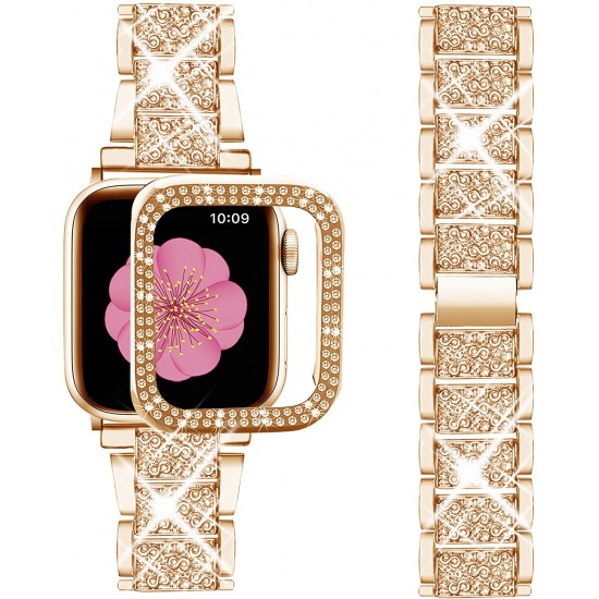 Silver Apple Watch Rose Gold Band  Apple Watch Band Women Silver