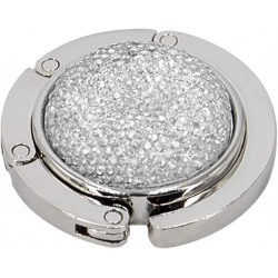 Foldable Purse Hook Floding Handbag Hanger Bling Rhinestone Bag Holder for Table Desk Foldable Purse Hook Floding Handbag Hanger Bling Rhinestone Bag Holder for Table Desk