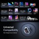 USB C Car Charger, PD 45W & QC 45W Fast Charging Cigarette Lighter USB Charger Adapter Super Small, Flush Fit, Metal Compatible with iPhone 14 13 12 Samsung Galaxy S22 21 20 Pixel