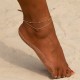 Layered Ankle Bracelets for Women Girls Dainty Anklet Minimalist Summer Waterproof Ankle Bracelet