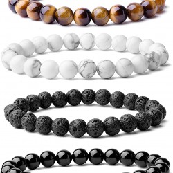 Natural 8mm Beaded Bracelet Gorgeous Semi-Precious Gemstones Healing Crystal Stretch Wristband Unisex Natural 8mm Beaded Bracelet Gorgeous Semi-Precious Gemstones Healing Crystal Stretch Wristband Unisex