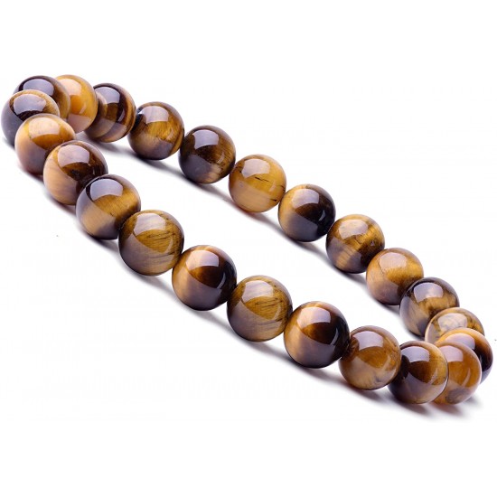 Natural 8mm Beaded Bracelet Gorgeous Semi-Precious Gemstones Healing Crystal Stretch Wristband Unisex