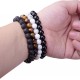 Natural 8mm Beaded Bracelet Gorgeous Semi-Precious Gemstones Healing Crystal Stretch Wristband Unisex