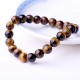 Natural 8mm Beaded Bracelet Gorgeous Semi-Precious Gemstones Healing Crystal Stretch Wristband Unisex