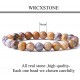 Natural 8mm Beaded Bracelet Gorgeous Semi-Precious Gemstones Healing Crystal Stretch Wristband Unisex