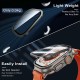 2 Pack Screen Protector for Apple Watch Ultra 49mm,9H Tempered Glass Titanium Alloy Frame 2 Pack Screen Protector for Apple Watch Ultra 49mm,9H Tempered Glass Titanium Alloy Frame