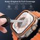 2 Pack Screen Protector for Apple Watch Ultra 49mm,9H Tempered Glass Titanium Alloy Frame 2 Pack Screen Protector for Apple Watch Ultra 49mm,9H Tempered Glass Titanium Alloy Frame