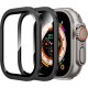 2 Pack Screen Protector for Apple Watch Ultra 49mm,9H Tempered Glass Titanium Alloy Frame 2 Pack Screen Protector for Apple Watch Ultra 49mm,9H Tempered Glass Titanium Alloy Frame