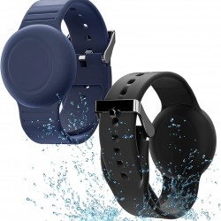 Waterproof Air Tag Bracelet for Kids(2 Pack), Soft Silicone Air Tag Hidden Wristband Kids, Lightweight GPS Tracker Compatible with Apple AirTag Watch Band for Child  Waterproof Air Tag Bracelet for Kids(2 Pack), Soft Silicone Air Tag Hidden Wristband Kids, Lightweight GPS Tracker Compatible with Apple AirTag Watch Band for Child