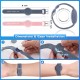 Waterproof Air Tag Bracelet for Kids(2 Pack), Soft Silicone Air Tag Hidden Wristband Kids, Lightweight GPS Tracker Compatible with Apple AirTag Watch Band for Child