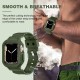 Crystal Clear Watch Bands for Apple Watch Series 8 7 6 5 4 3 2 1 SE 45mm 44mm 42mm 41mm 40mm 38mm with Bumper Case for Men Women