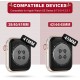 Crystal Clear Watch Bands for Apple Watch Series 8 7 6 5 4 3 2 1 SE 45mm 44mm 42mm 41mm 40mm 38mm with Bumper Case for Men Women