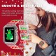 Crystal Clear Watch Bands for Apple Watch Series 8 7 6 5 4 3 2 1 SE 45mm 44mm 42mm 41mm 40mm 38mm with Bumper Case for Men Women