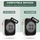 Crystal Clear Watch Bands for Apple Watch Series 8 7 6 5 4 3 2 1 SE 45mm 44mm 42mm 41mm 40mm 38mm with Bumper Case for Men Women
