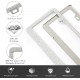 Bling License Plate Frame for Women,2 Pack Premium Stainless Steel Rhinestone License Plate Holder,Handmade Glitter Crystal Diamond Lincense Plate Cover for Girl Bling License Plate Frame for Women,2 Pack Premium Stainless Steel Rhinestone License Plate Holder,Handmade Glitter Crystal Diamond Lincense Plate Cover for Girl