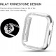 Bling Watch Case for Apple Watch 38mm 40mm 41mm 42mm 44mm 45mm Bling Crystal Diamonds Rhinestone Bumper Cover for Women Girl, Hard PC Protective Frame for iWatch Series 8/7 /6/5/4/3/2/1/SE Bling Watch Case for Apple Watch 38mm 40mm 41mm 42mm 44mm 45mm Bling Crystal Diamonds Rhinestone Bumper Cover for Women Girl, Hard PC Protective Frame for iWatch Series 8/7 /6/5/4/3/2/1/SE